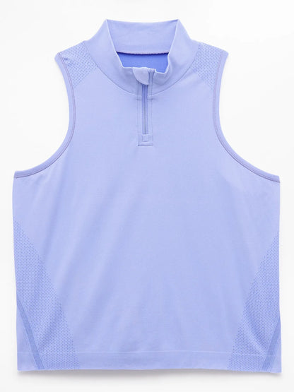 Athleta Girl Power Up Quarter Zip Tank