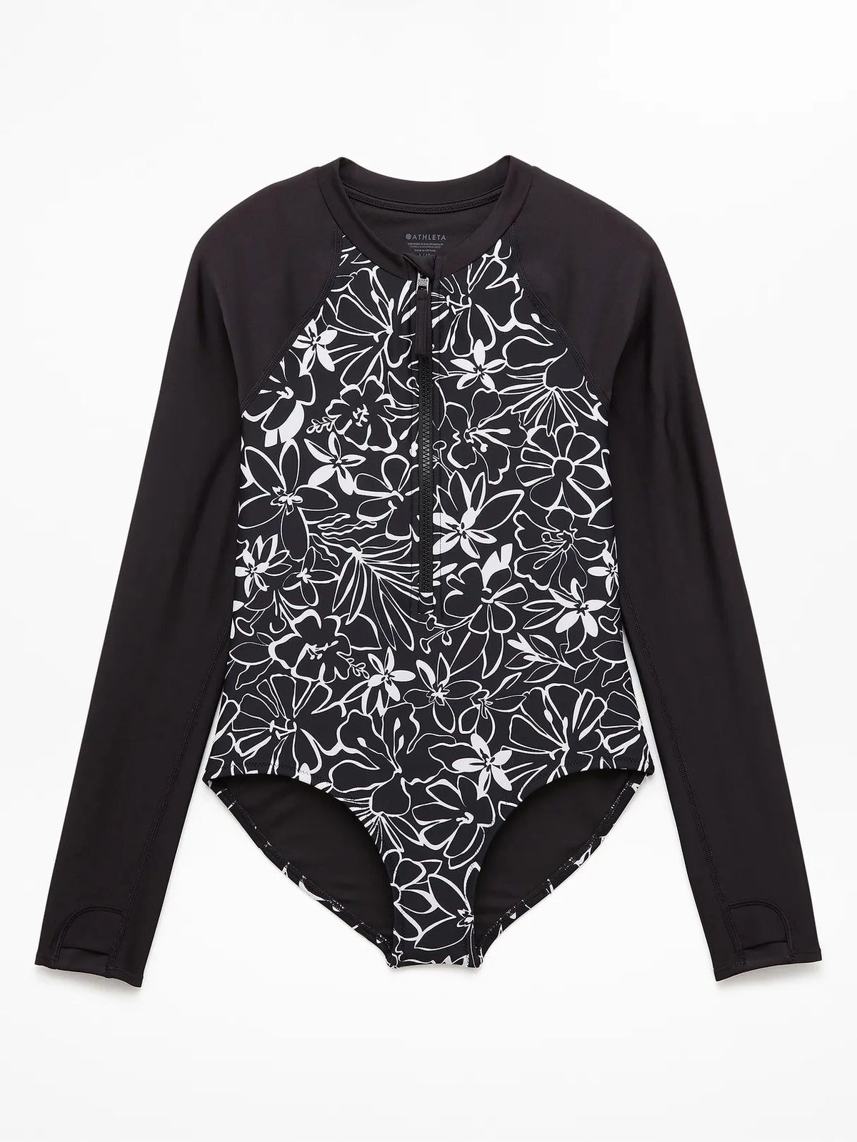 Athleta Girl Rashguard One Piece Swimsuit