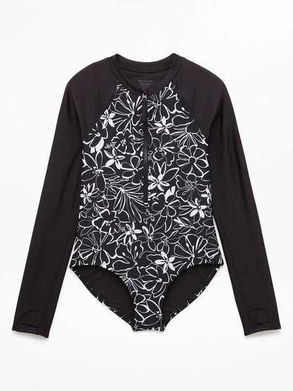 Athleta Girl Rashguard One Piece Swimsuit