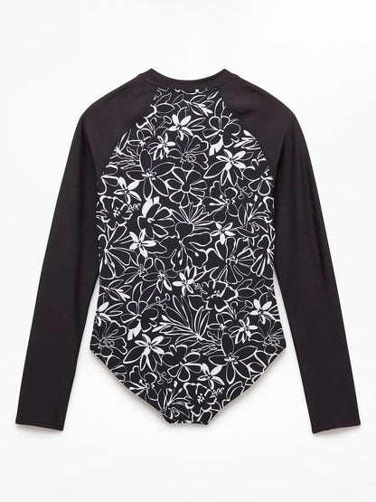 Athleta Girl Rashguard One Piece Swimsuit