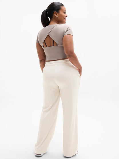 Seasoft Mid Rise Straight Pant