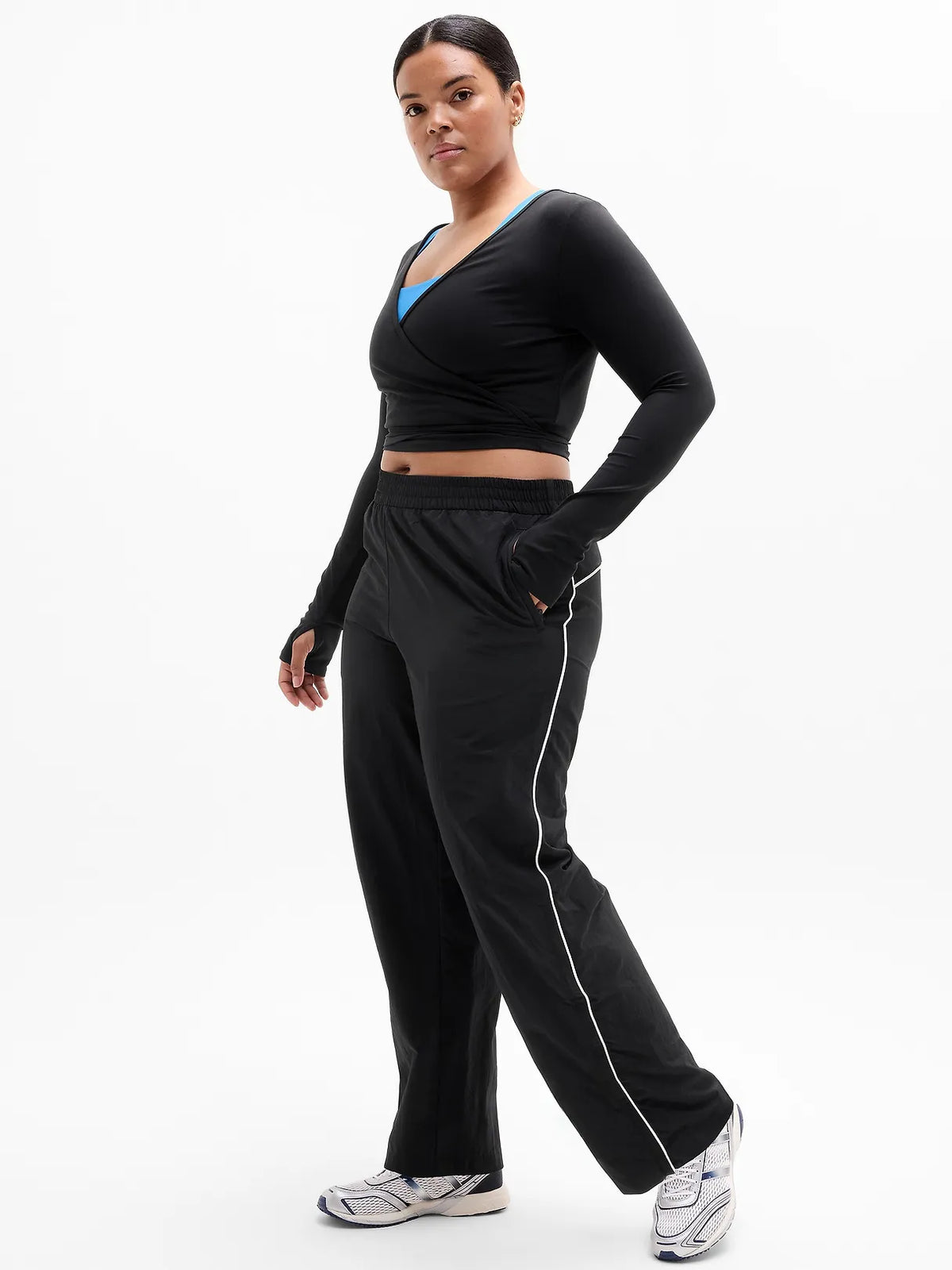 Transcend Wrap Crop Top