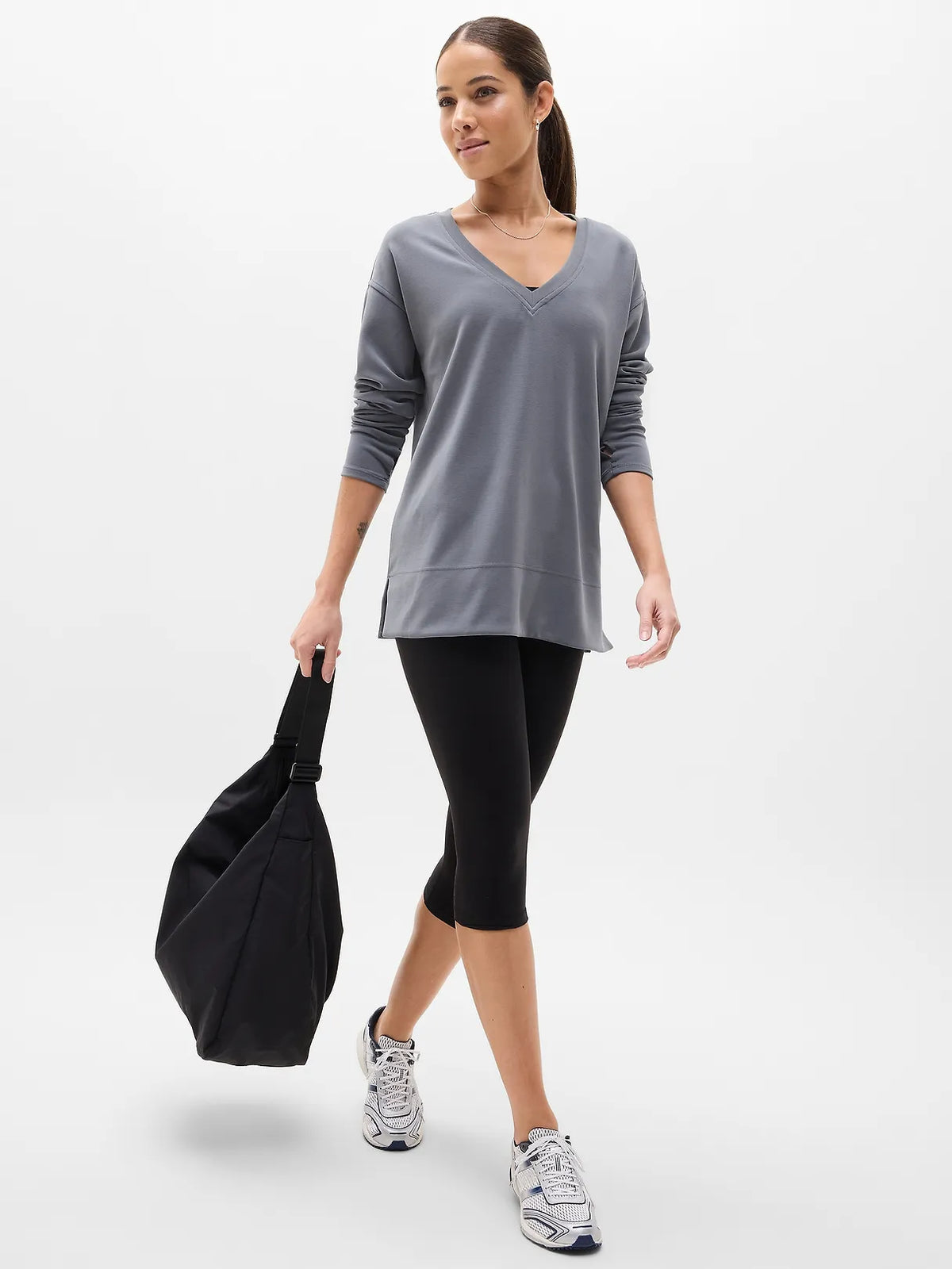 Seasoft V Neck Sweatshirt