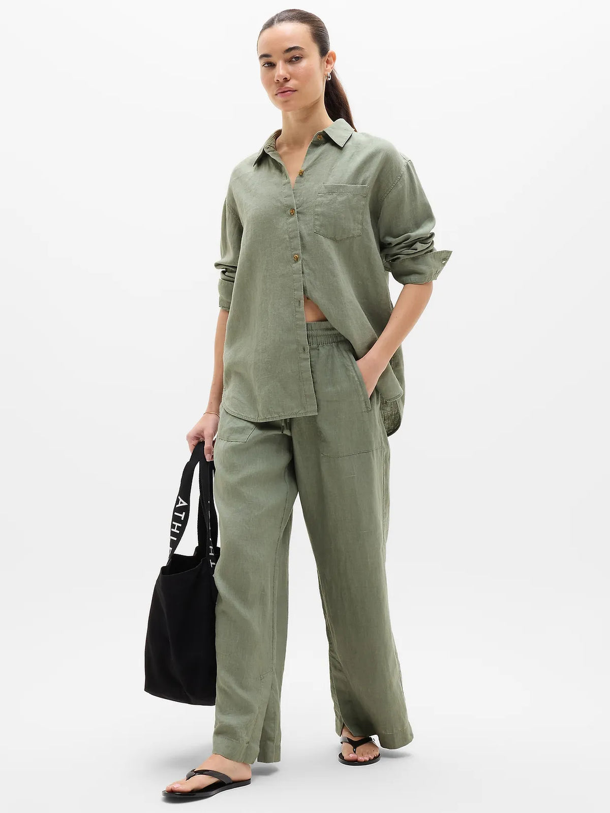 Retreat Linen Top