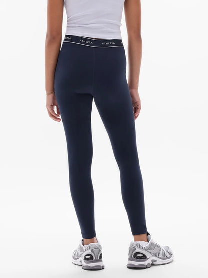 Athleta Girl High Rise Chit Chat Logo Legging