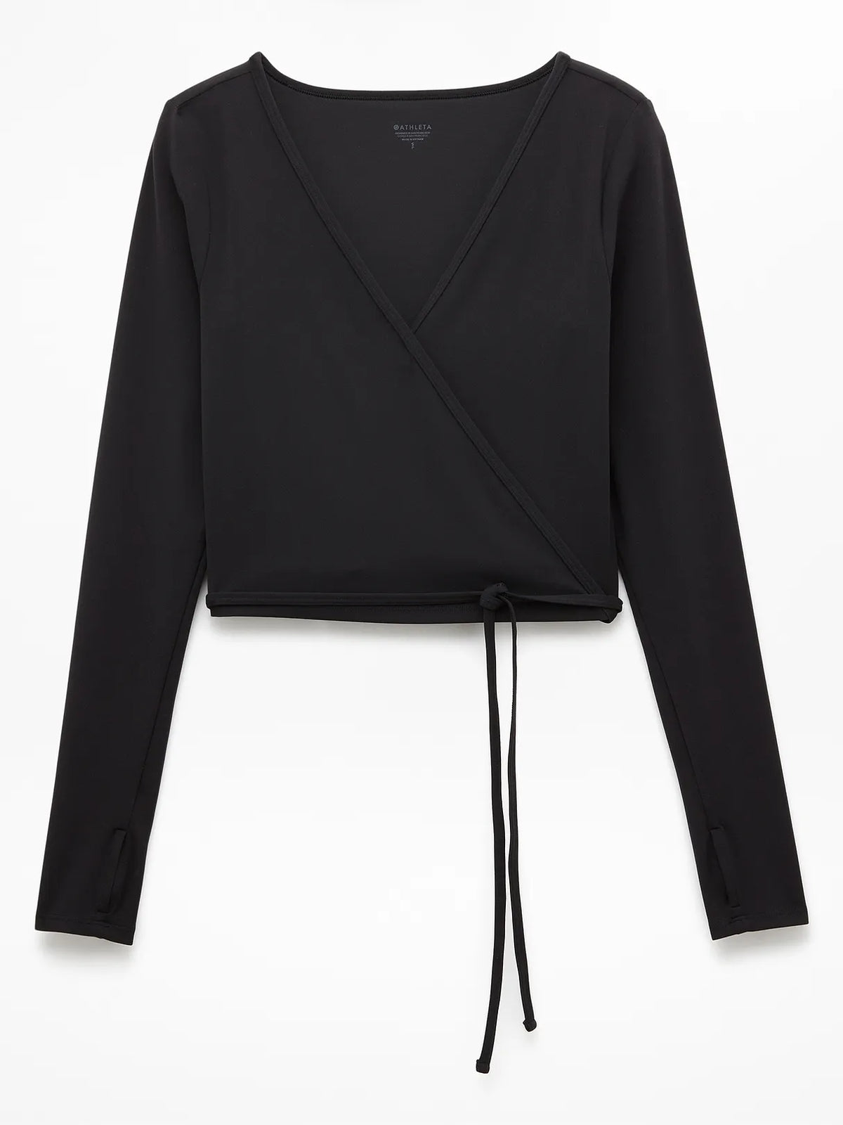 Transcend Wrap Crop Top
