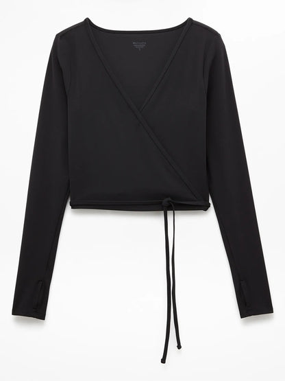 Transcend Wrap Crop Top
