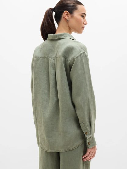 Retreat Linen Top