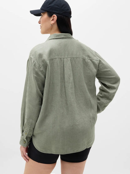 Retreat Linen Top