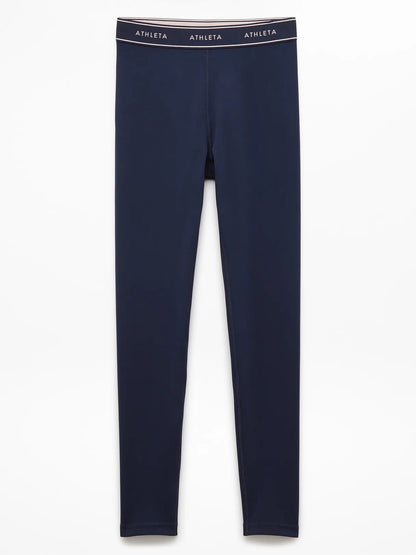 Athleta Girl High Rise Chit Chat Logo Legging
