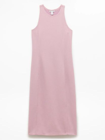 Seasoft Rib Midi Tank Dress