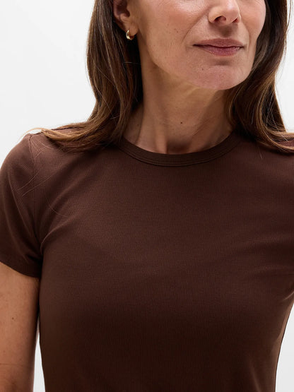 Signature Rib Tee Dress