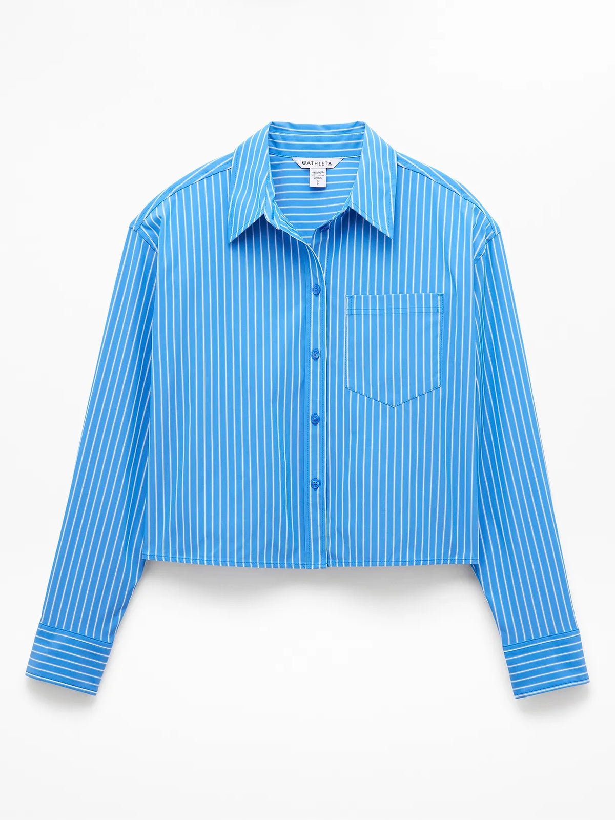 Midday Cropped Poplin Shirt