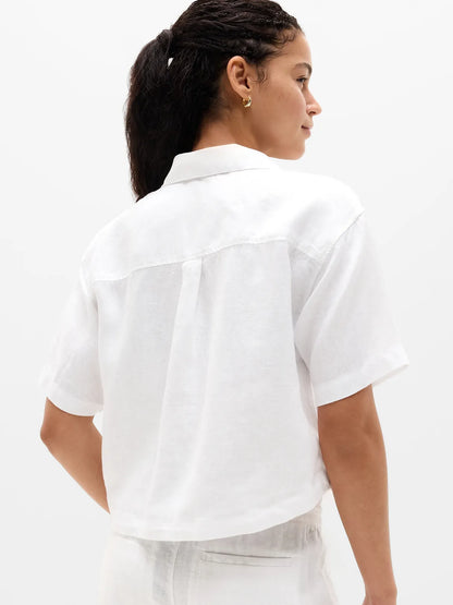 Retreat Linen Short Sleeve Shirt