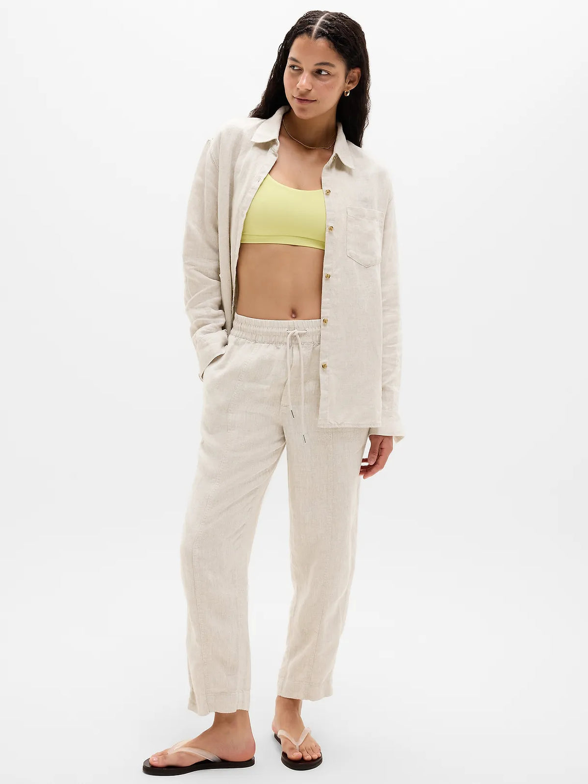 Retreat Linen Top