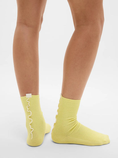 Athleta Ruffle Novelty Everyday Crew Sock 2-Pack