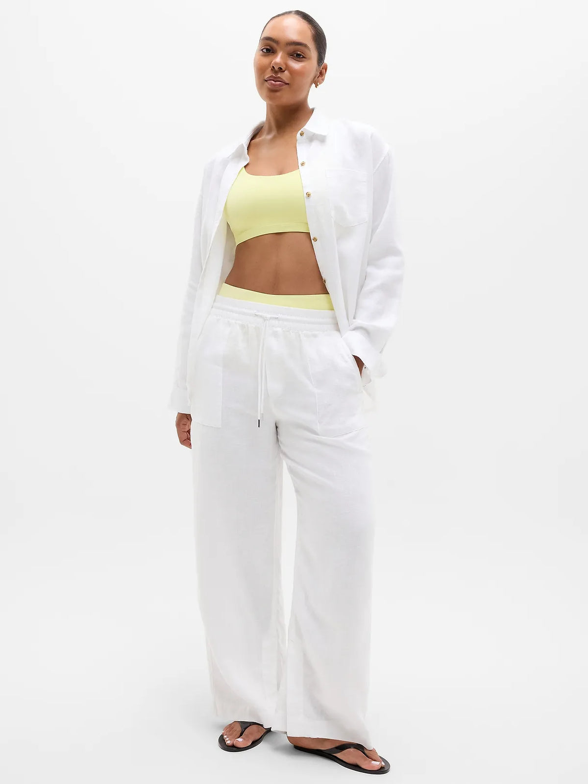 Retreat Linen Top