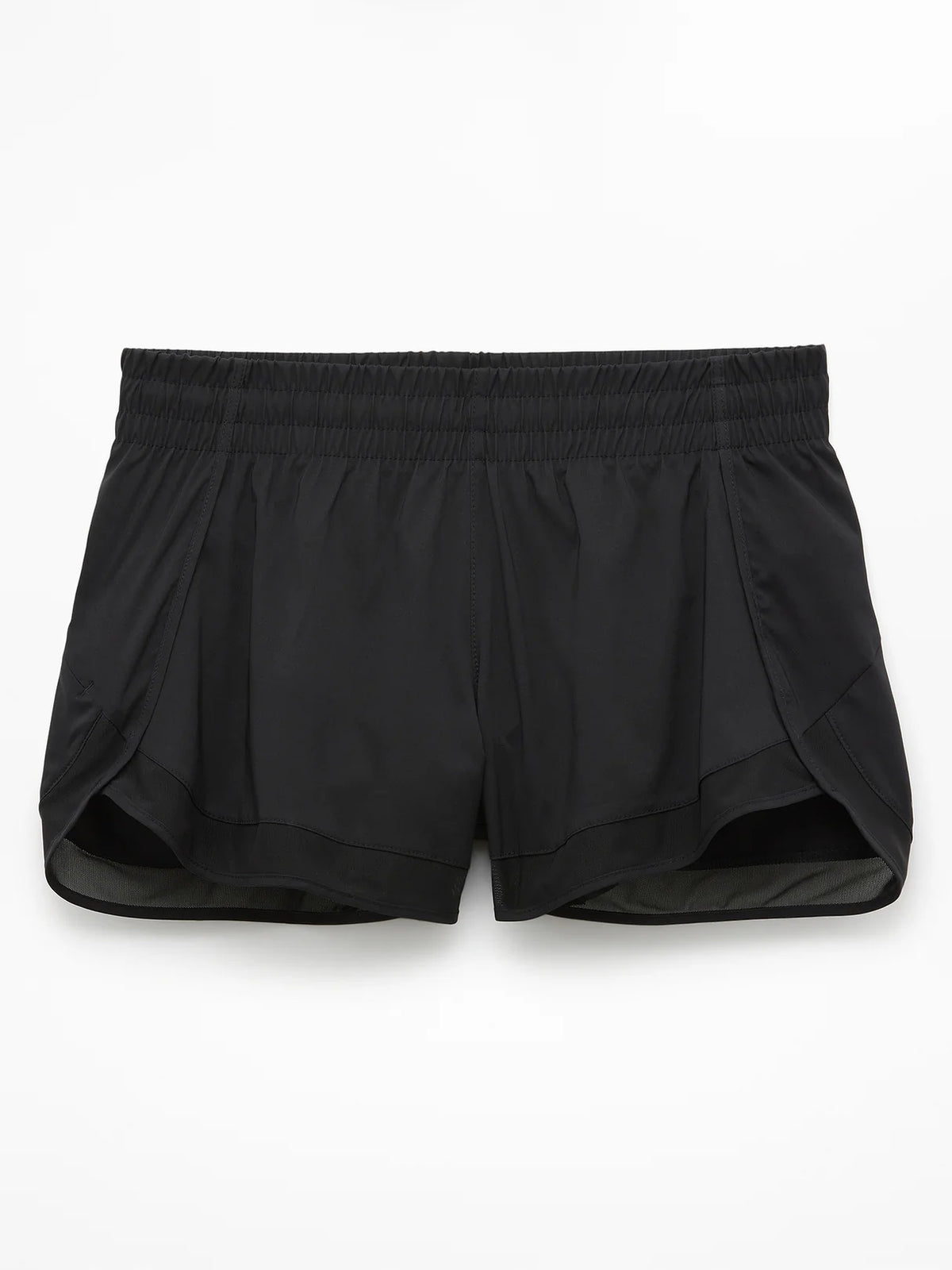 Mesh Racer Run Mid Rise 4" Short