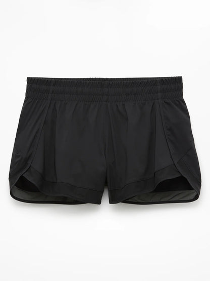 Mesh Racer Run Mid Rise 4" Short
