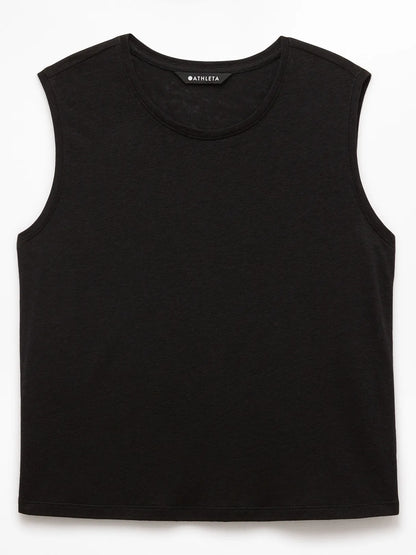 Getaway Linen Blend Muscle Tank