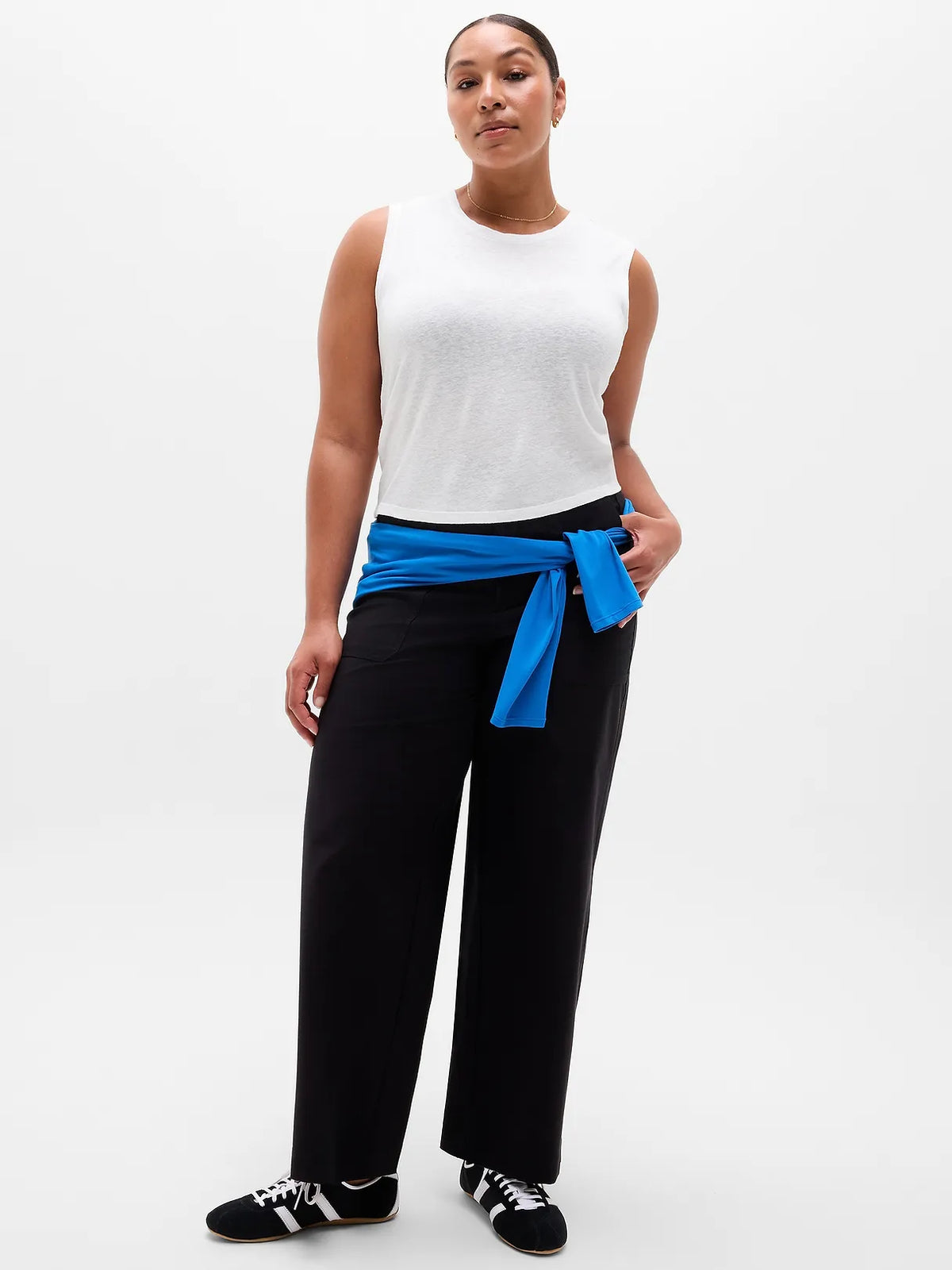 Getaway Linen Blend Muscle Tank