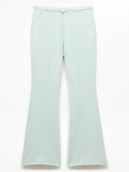 Seasoft Pintuck Mid Rise Flare Pant