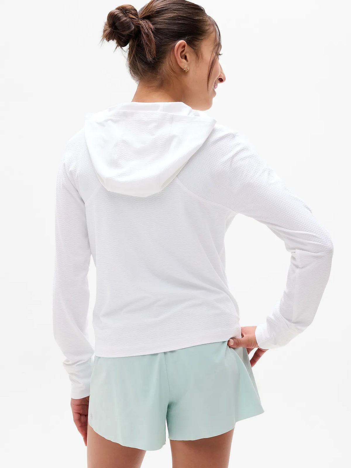 Athleta Girl Long Serve Textured UPF Jacket