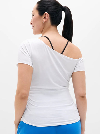 Move With Ease One Shoulder Tee