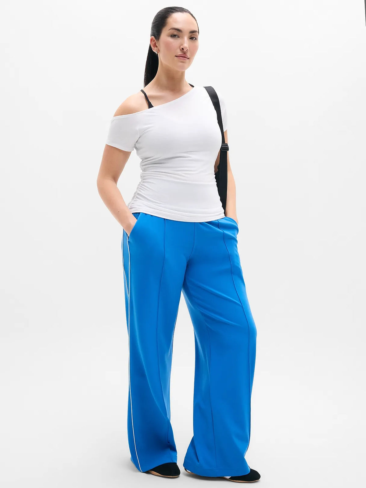 Move With Ease One Shoulder Tee