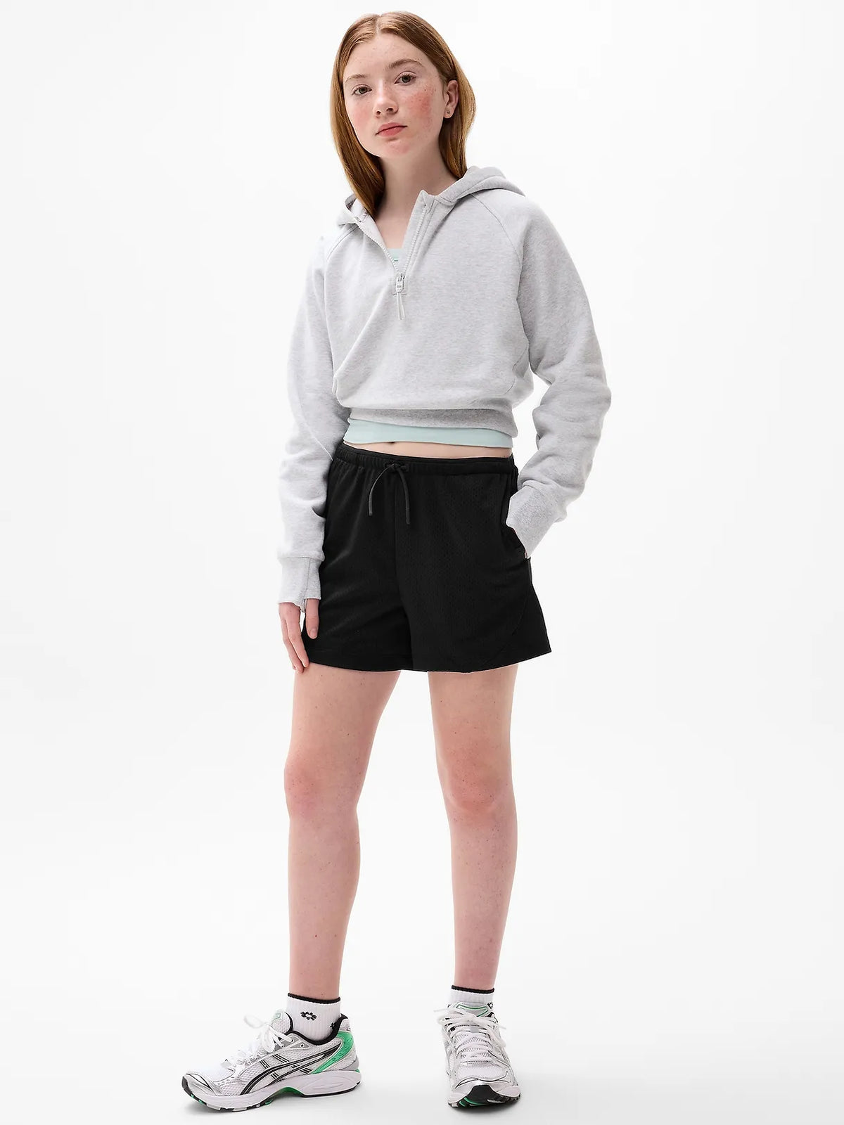 Athleta Girl Gamechanger Mesh 4" Short