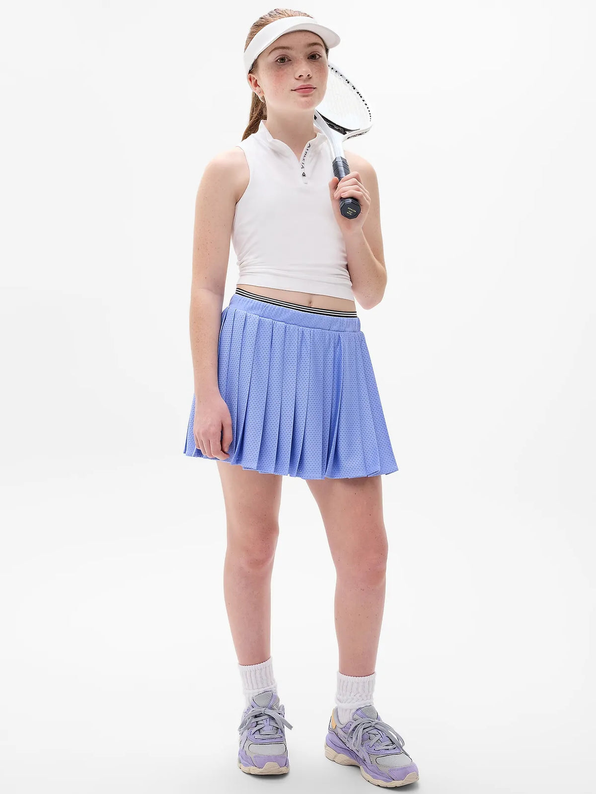Athleta Girl Pleat Perfect Mesh Skort