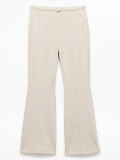 Seasoft Pintuck Mid Rise Flare Pant