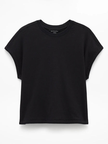 Airy Cotton Terry Sweatshirt Tee
