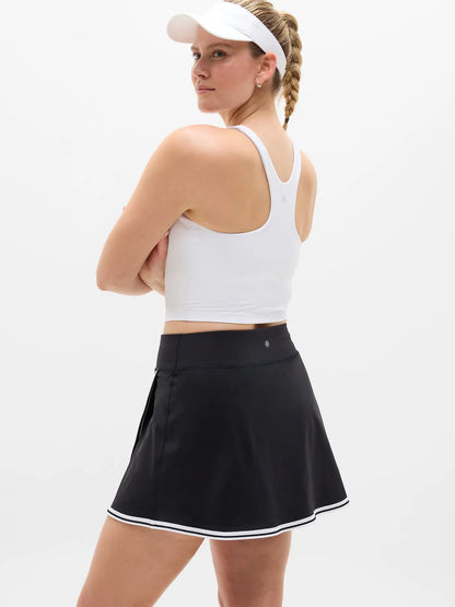 Crosscourt High Rise Tipped 14" Skort