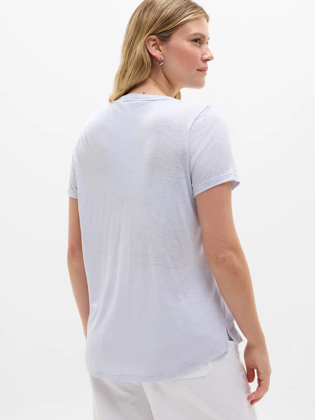 Breezy Scoop V-Neck Tee