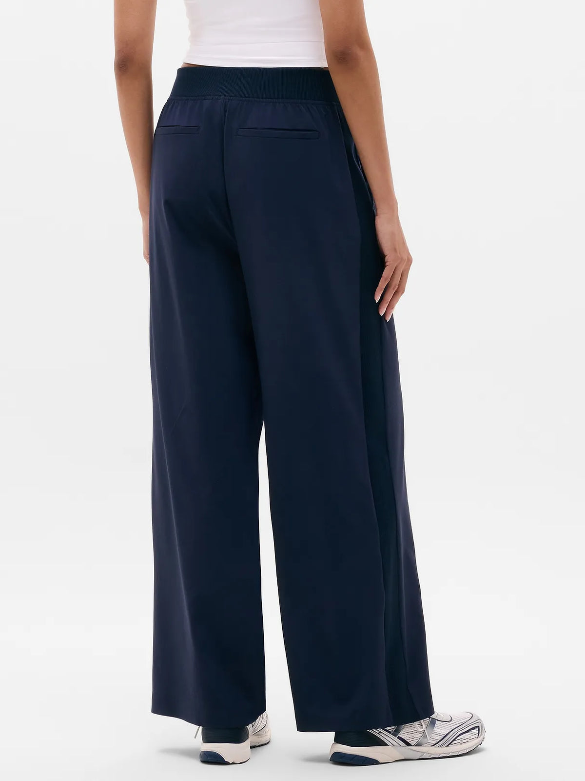 Brooklyn Mid Rise Wide Leg Pant