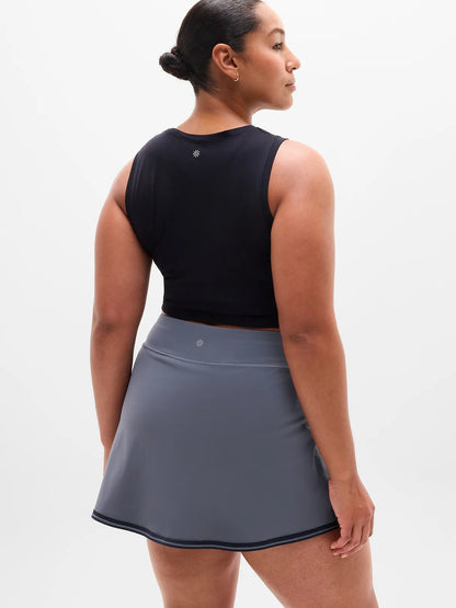 Crosscourt High Rise Tipped 14" Skort