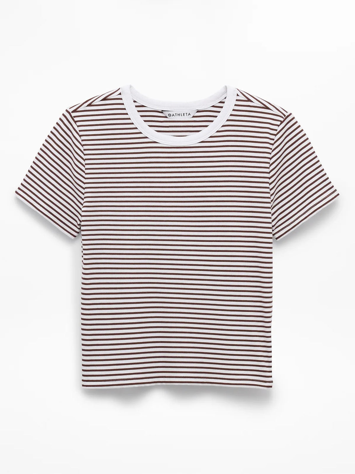 Signature Rib Crop Tee