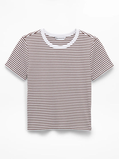 Signature Rib Crop Tee