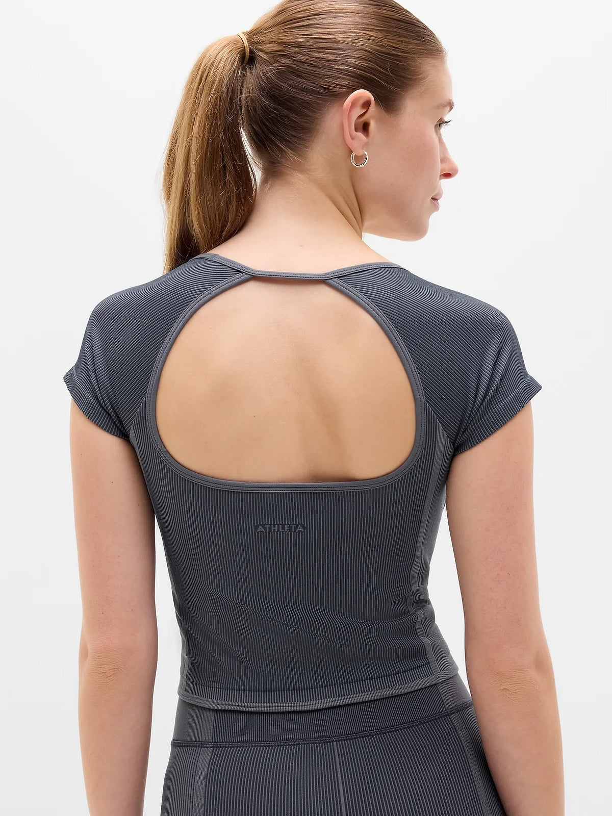 Recharge Seamless Open Back Tee