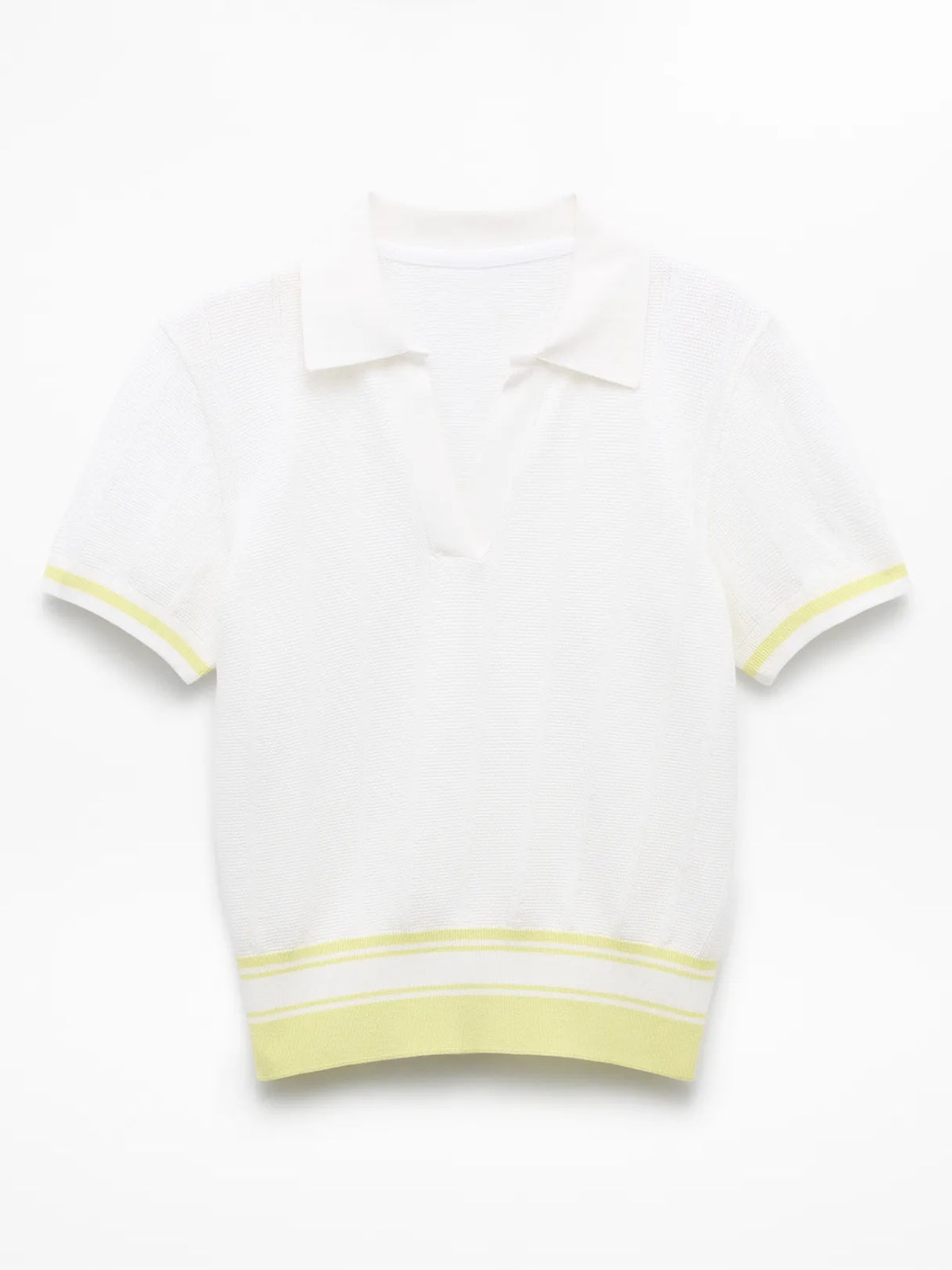 Seamless Polo Tee Sweater