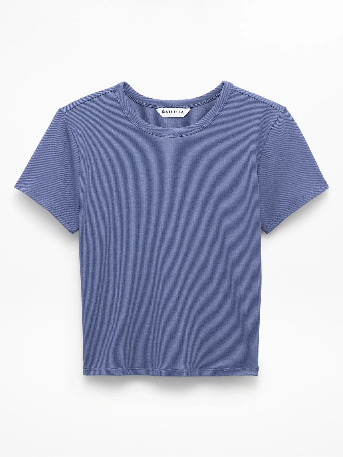Signature Rib Crop Tee