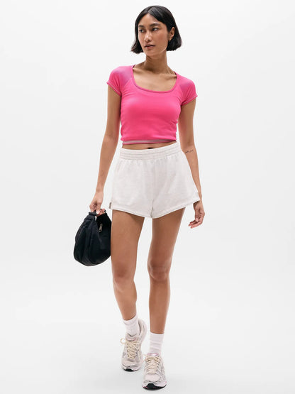 Recharge Seamless Open Back Tee