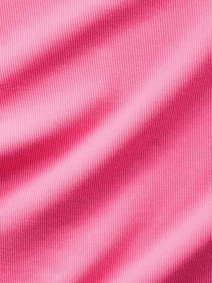 Signature Rib Crop Tee
