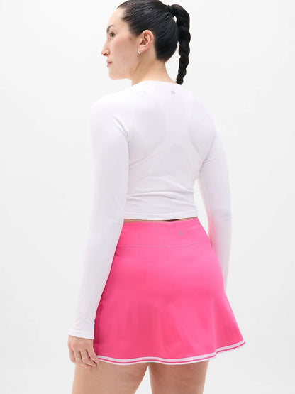 Crosscourt High Rise Tipped 14" Skort