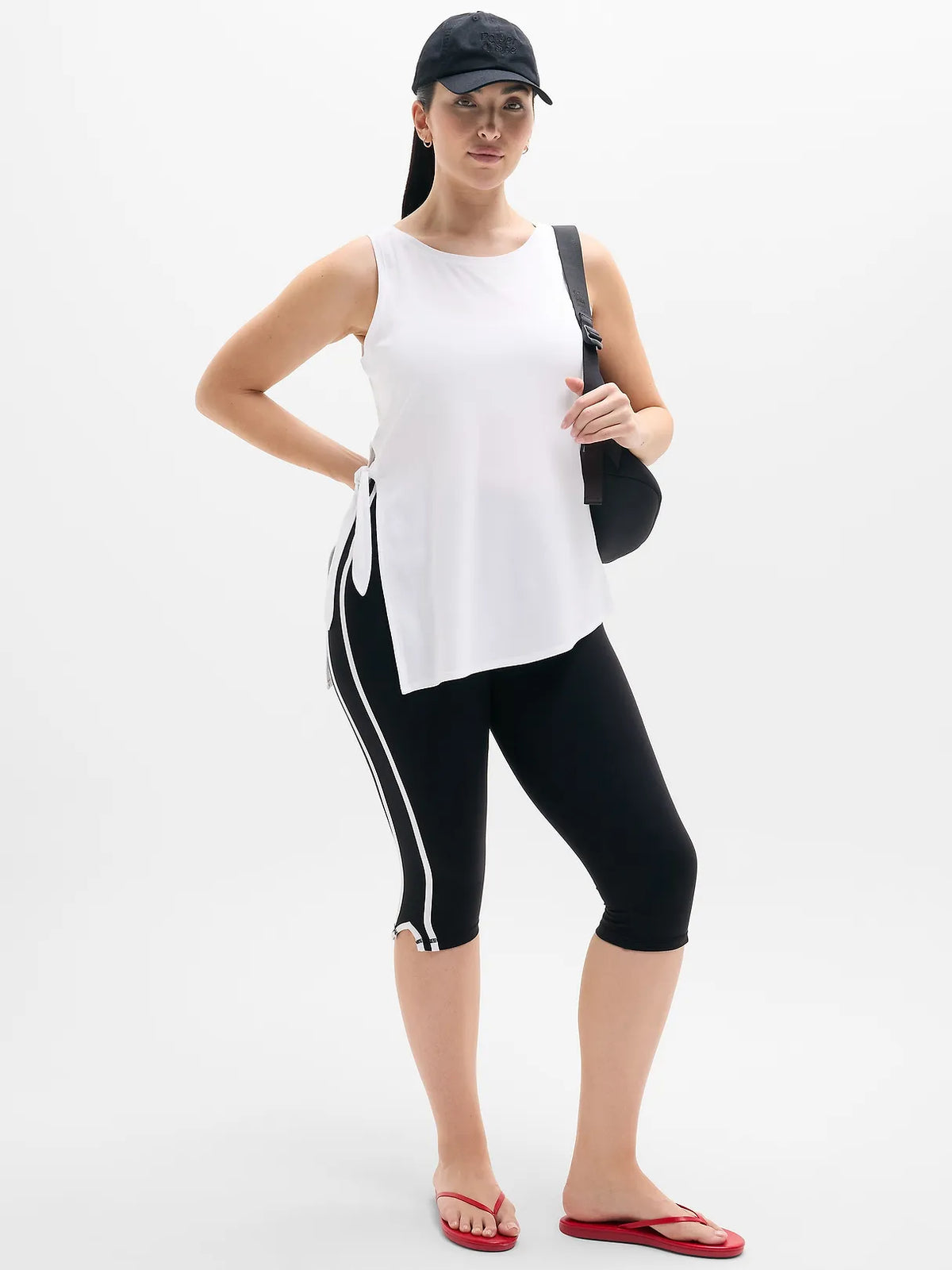Move With Ease Asym Tie Tank