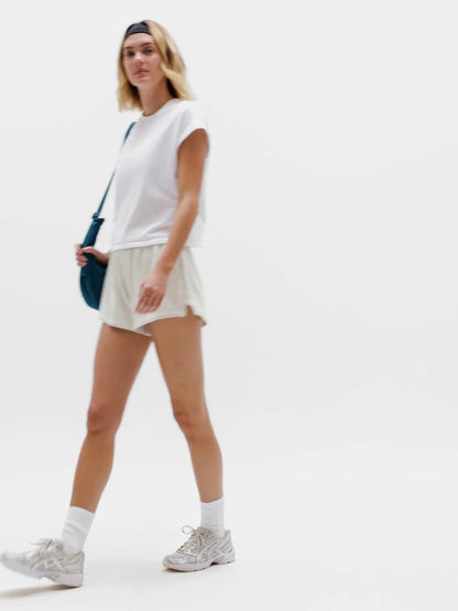 Airy Cotton Terry Sweatshirt Tee