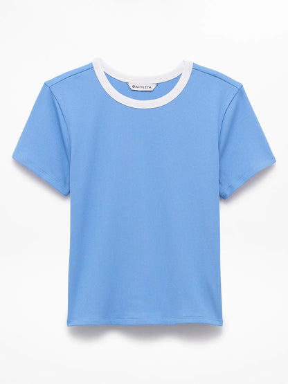 Signature Rib Crop Tee
