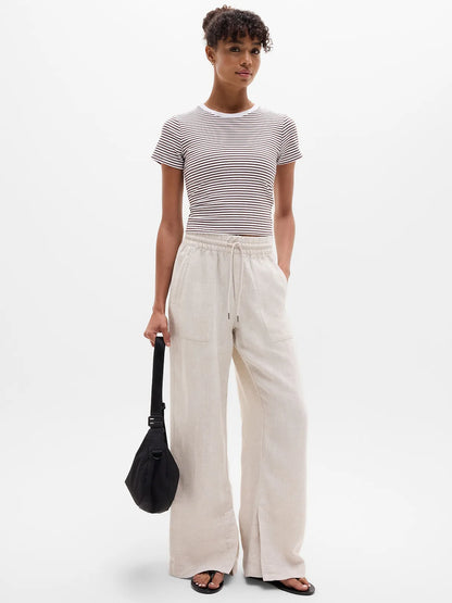 Signature Rib Crop Tee