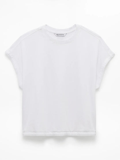 Airy Cotton Terry Sweatshirt Tee